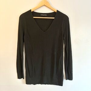 Banana Republic Classic Black V-Neck Sweater